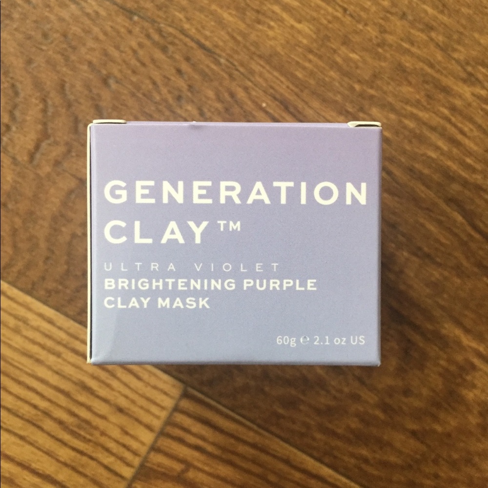Generation clay brightening purple clay mask